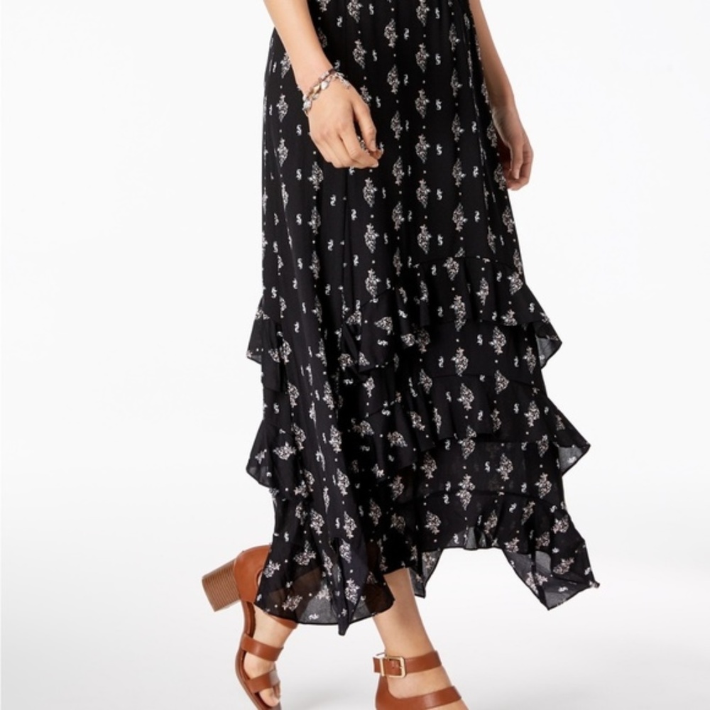 Style & Co Tiered Long Maxi Floral Skirt-so pretty